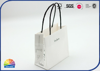 Stand Up White Kraft Paper Gift Bag With Handles Jewelry Package