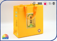 Sturdy Fanny Paper Gift Bag with Gold Stamping Logo Custom Colored Printed
