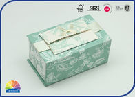 Unfoldable Ornaments Package Flip Hinged Lid Bowknot Gift Box