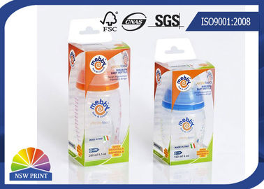 Any Size Nursing Bottle Packaging Clear PET Box For Wine Or Milk Packing
