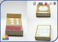 Matte Lamination Recycled Hinged Lid Gift Box CMYK Customized 4C Printed Eco Friendly