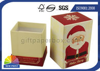 Christmas Design Luxury Rigid Gift Box / Cardboard Gift Boxes Custom Printed