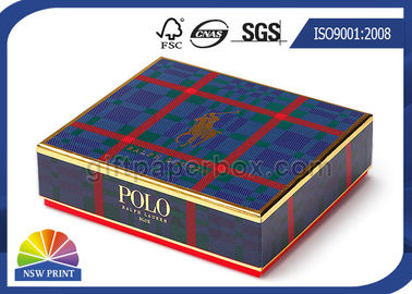 Luxury Design Two Pieces Paper Gift Boxes Detachable Lid Cardboard Rigid Gift Box
