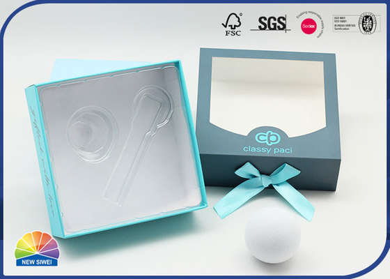 Butterfly Knot Drawer Gift Box With PET Insert Die Cut Window