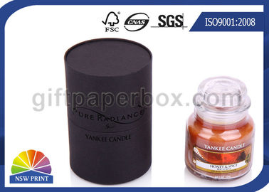 Luxury Matte Laminated Paper Packaging Tube for Candle / Cosmetic / Skincare Box
