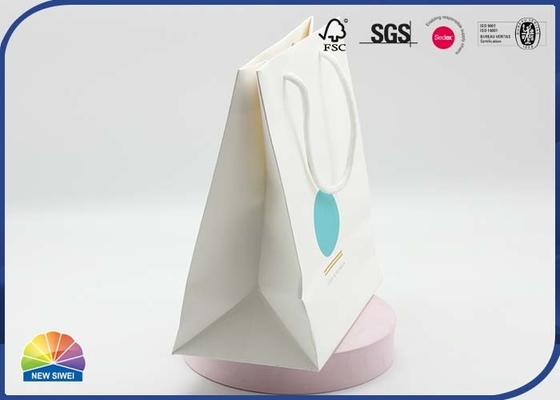180gsm Biodegradable Printed Kraft Paper Shopping Bags With Handles