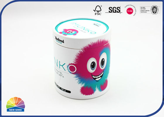 光沢のあるニスをかけるペーパー包装の管によってカスタマイズされる食品等級の白いボール紙の中心