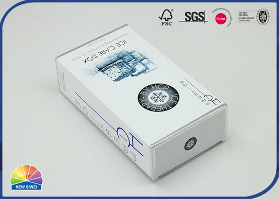 CMYKの印刷物C1Sのボール紙の折り畳み式ボール箱箱の銀ぱくの押すこと