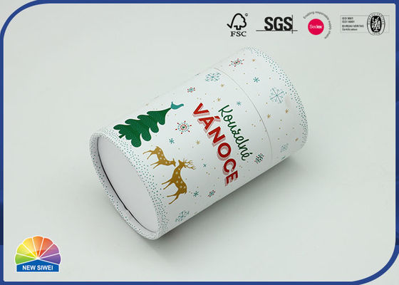 クリスマスのギフト キャンデー チョコレート包装シリンダー管のクラフトの中心