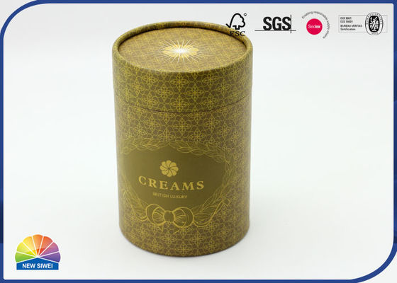 パン屋包装シリンダー紙箱の管157gsm C2Sの紙箱