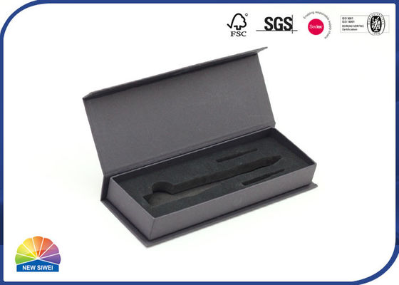 磁気黒いペンの包装のための長方形によって蝶番を付けられるふたのギフト用の箱