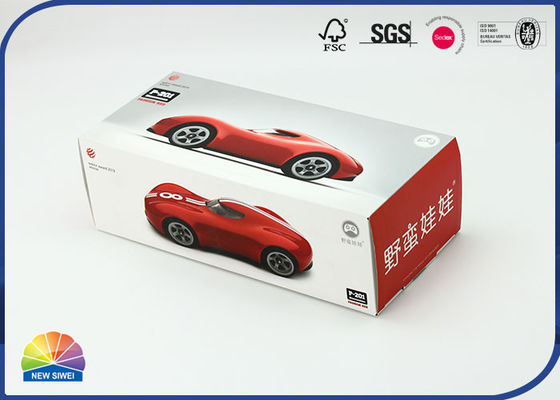 Fフルート段ボール紙の印刷された折る板紙箱のパックのおもちゃ車を