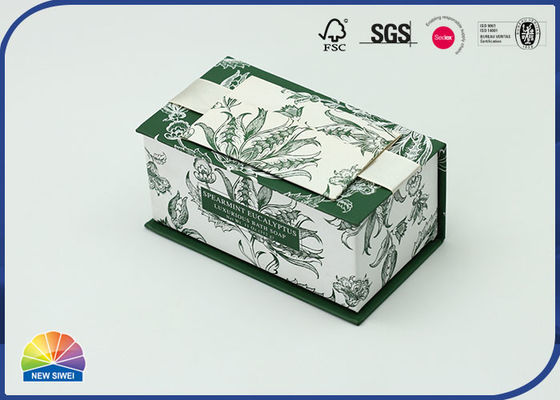 友人のための蝶番を付けられたふたのフリップ トップ カバーの花のデザインのペーパー ギフト用の箱