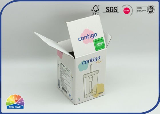 ガラス コップのパッケージの厚く堅い注文の段ボール箱