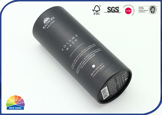 浮彫りになるC2Sのペーパー管の容器のシャンプーの包装