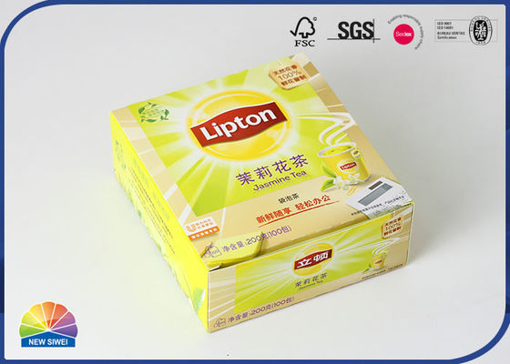 友好的なオフセットの印刷されたティー バッグの折り畳み式ボール箱箱再使用可能なEco