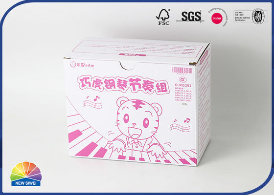 折るEフルート包装箱4cを印刷した波形のボール紙箱を波形を付けた