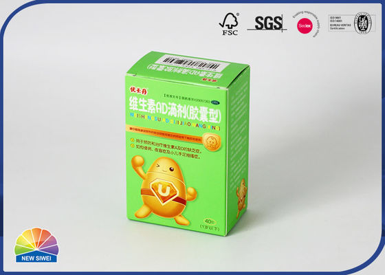 医薬品の包装 折りたたみ式カートン ボックス CMYK 外印刷