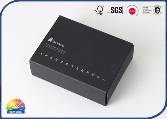 エヴァの泡が付いているペーパー引出し箱を押す350gsm黒のクラフト ホイル